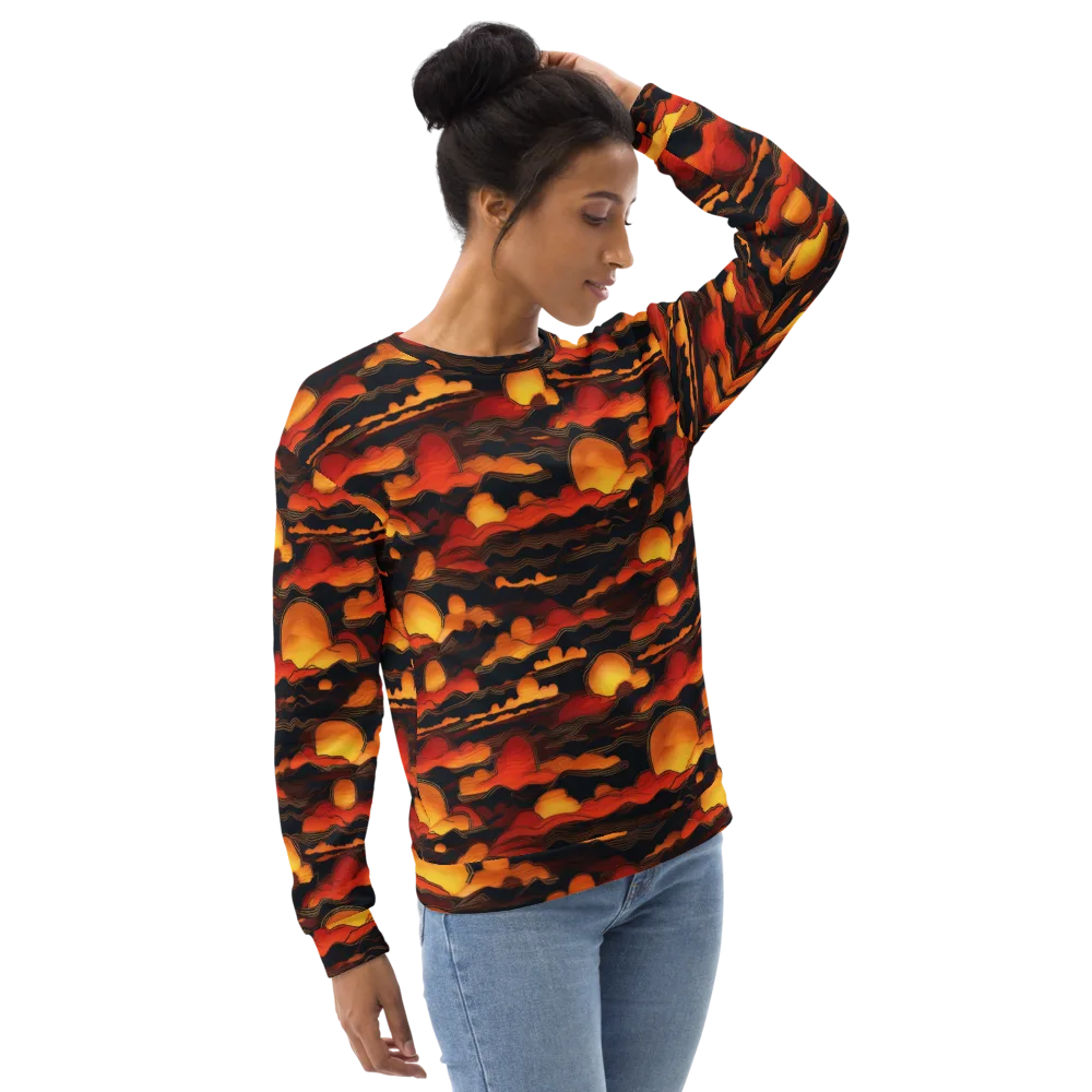 Ember Moon Tides on Sweatshirt — Right Front