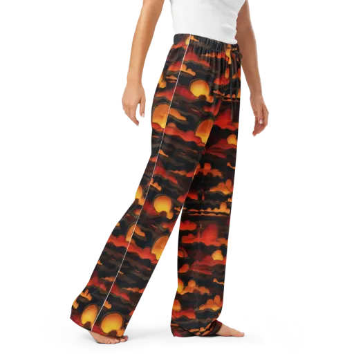 Ember Moon Tides on a Women's Pajama Pants