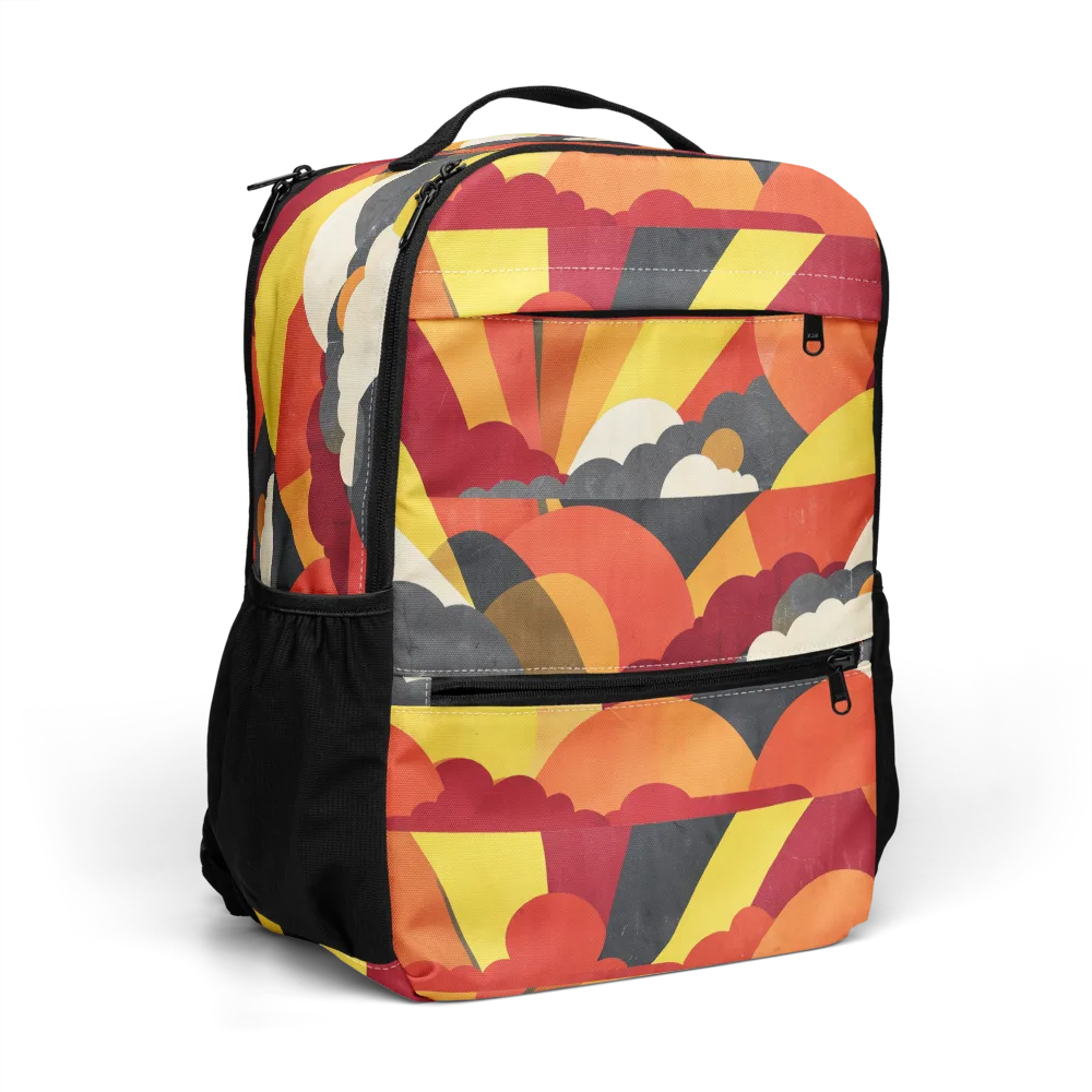 Solar Cloud Parade on Utility Backpack — Right Front