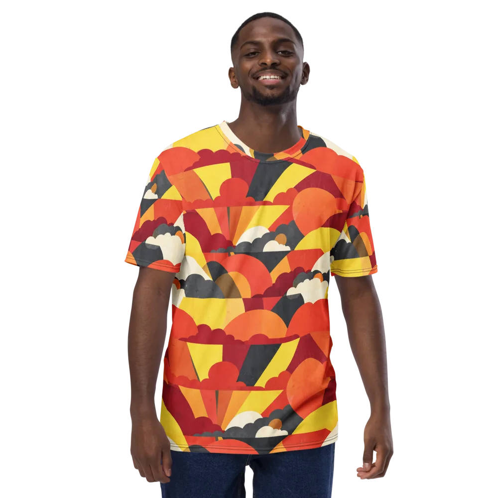 Solar Cloud Parade on Men's Crew Neck T-Shirt — Front