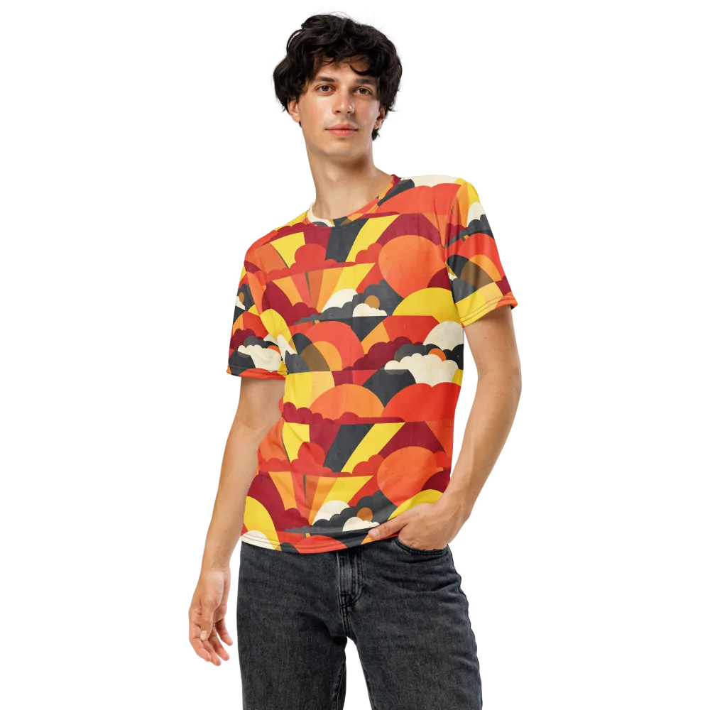 Solar Cloud Parade on Men's Crew Neck T-Shirt — Front