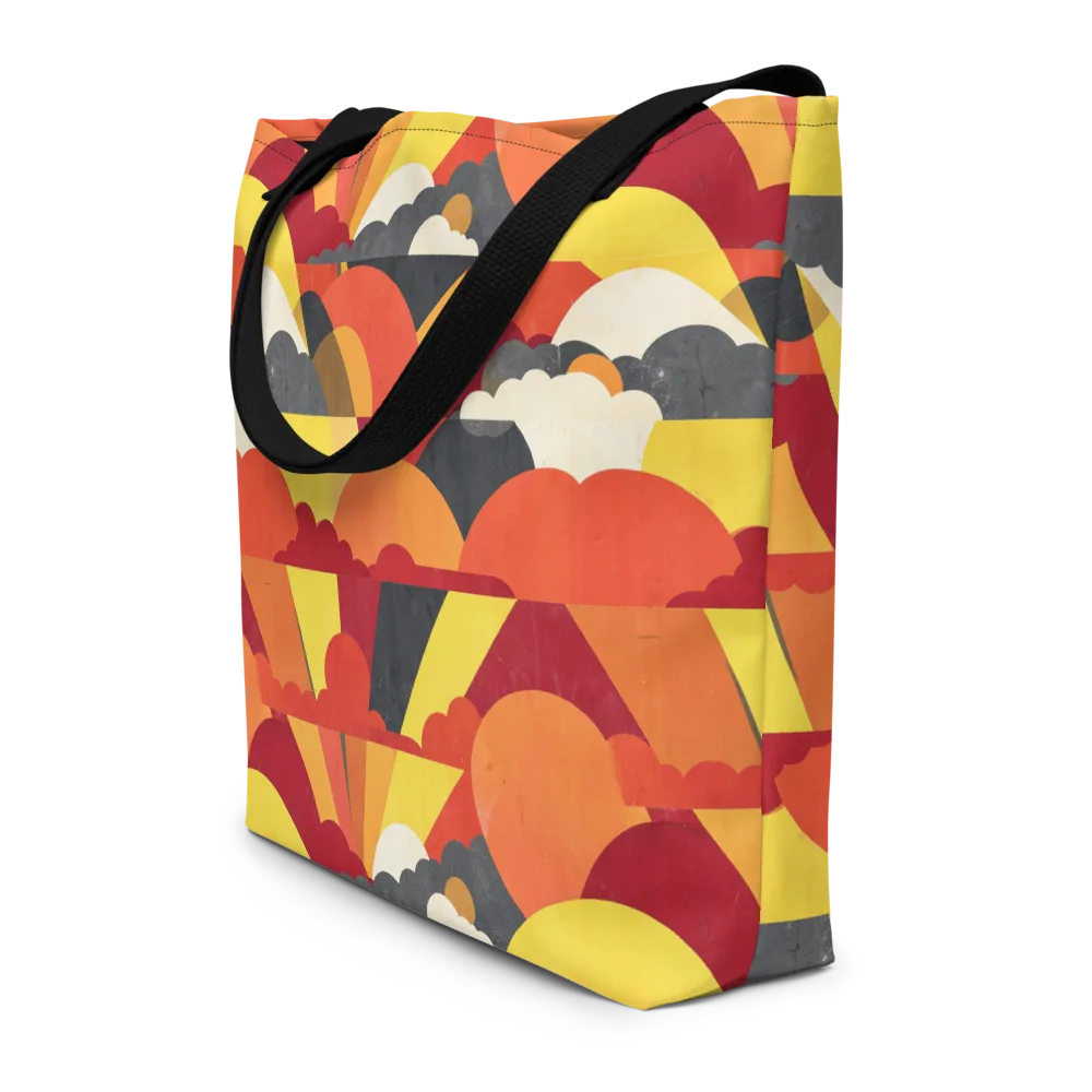 Solar Cloud Parade on Large Tote Bag W/ Pocket — Front