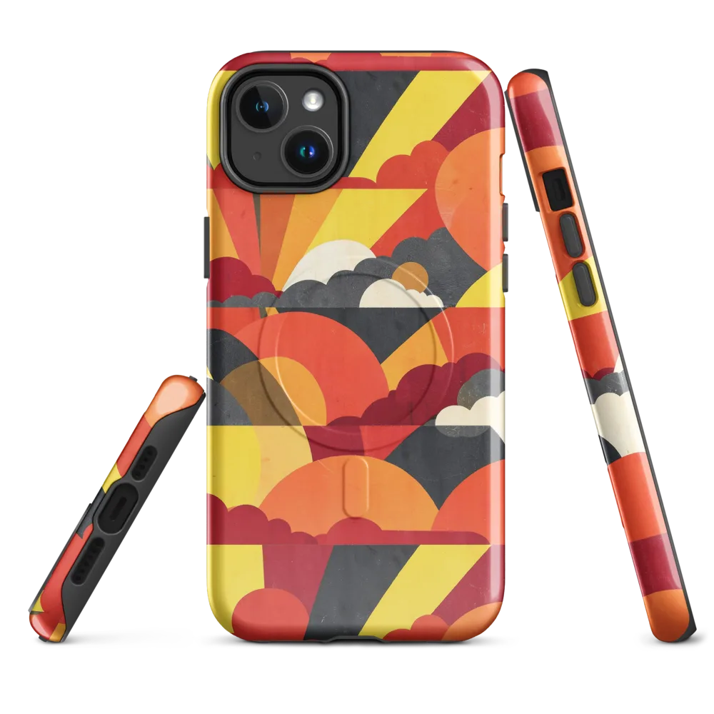 Solar Cloud Parade on MagSafe Tough Case for iPhone® — Front