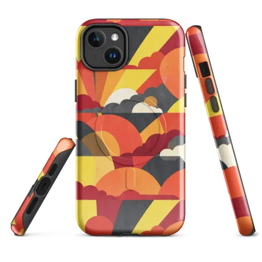 Solar Cloud Parade on a MagSafe Tough Case for iPhone®