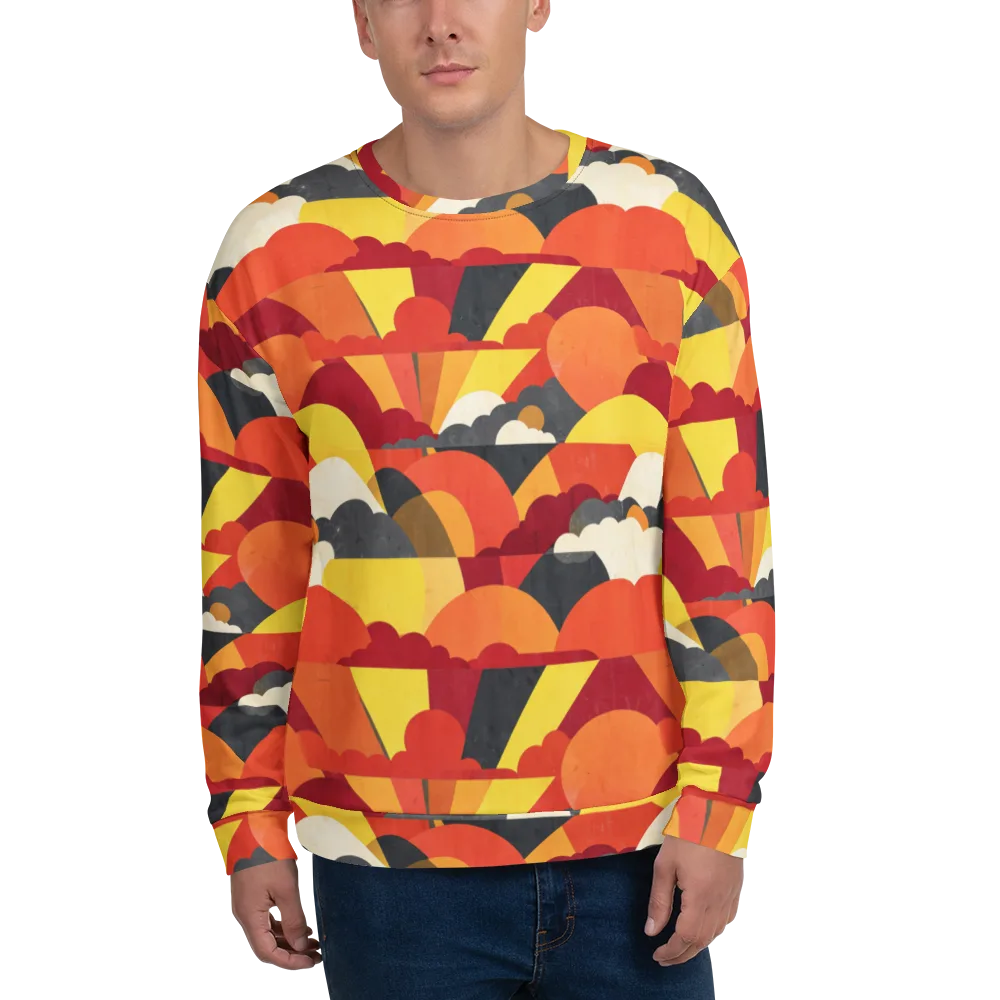 Solar Cloud Parade on Sweatshirt — Front