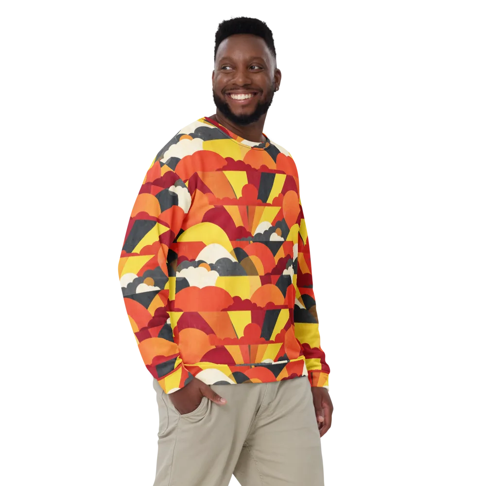 Solar Cloud Parade on Sweatshirt — Front