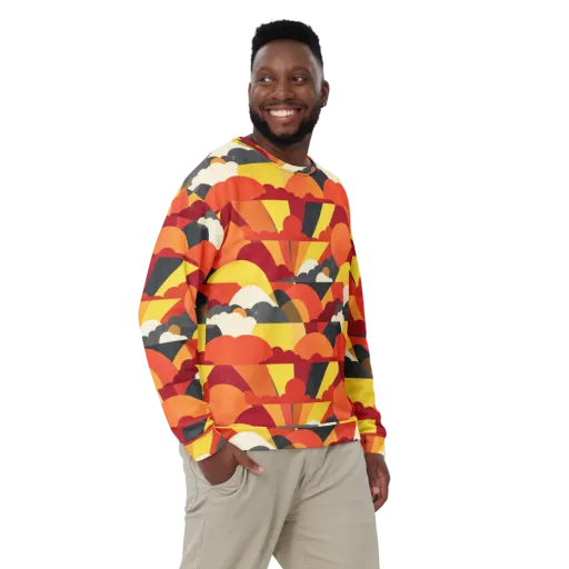 Solar Cloud Parade on a Sweatshirt