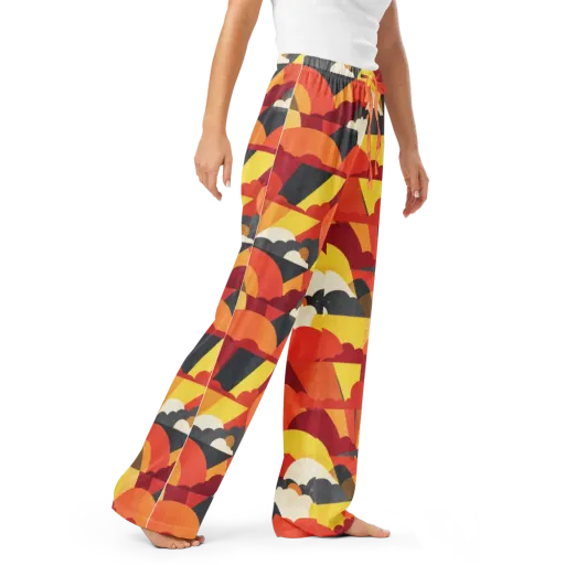 Solar Cloud Parade on a Women's Pajama Pants