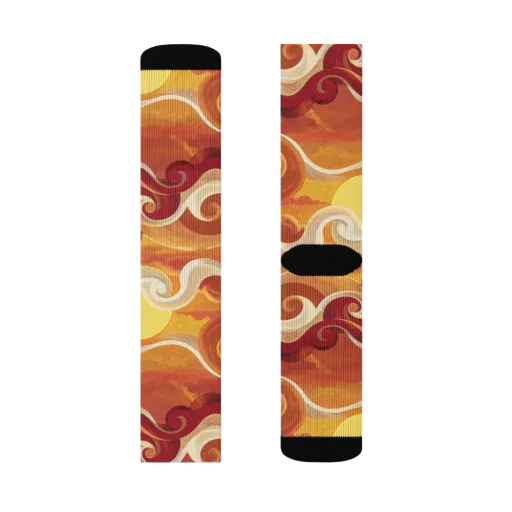 Sunset Undertow on a Socks