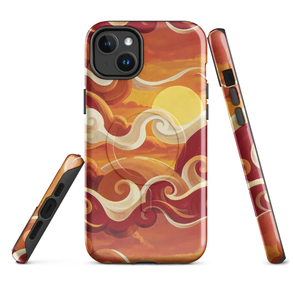 Sunset Undertow on MagSafe Tough Case for iPhone® — Front