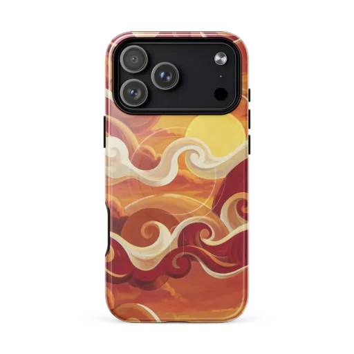 Sunset Undertow on a MagSafe Tough Case for iPhone®