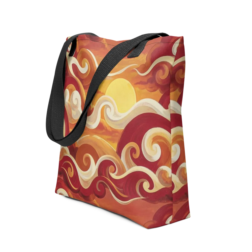 Sunset Undertow on Tote Bag — Front