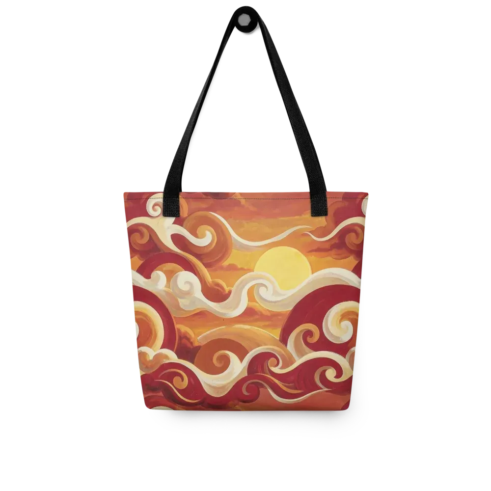 Sunset Undertow on Tote Bag — Front