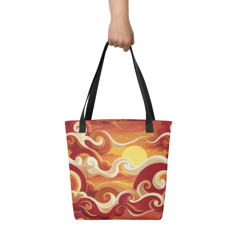 Sunset Undertow on Tote Bag — Front