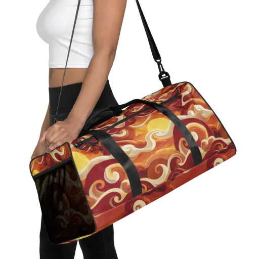 Sunset Undertow on a Duffle Bag