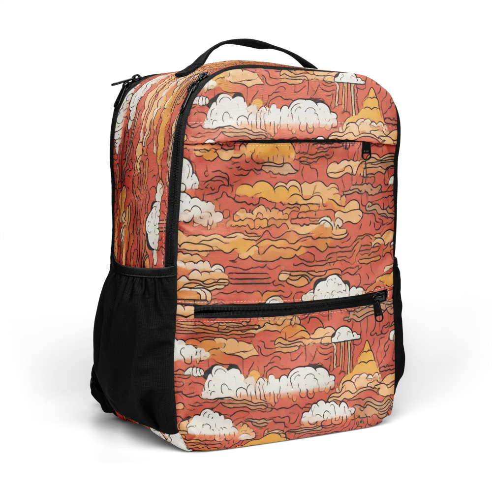 Ember Cloudscape on Utility Backpack — Right Front