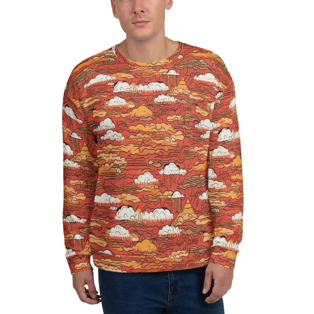 Ember Cloudscape on Sweatshirt — Front