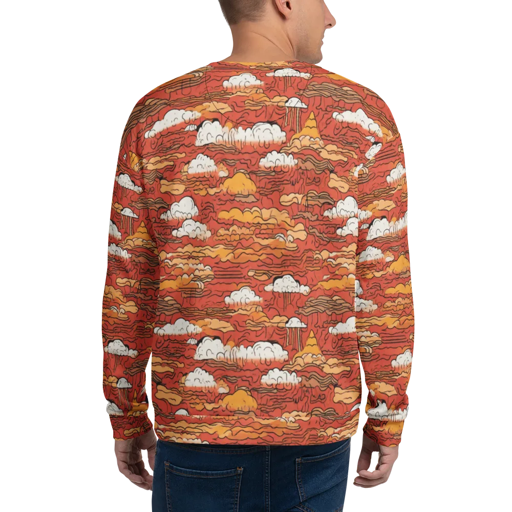 Ember Cloudscape on Sweatshirt — Back