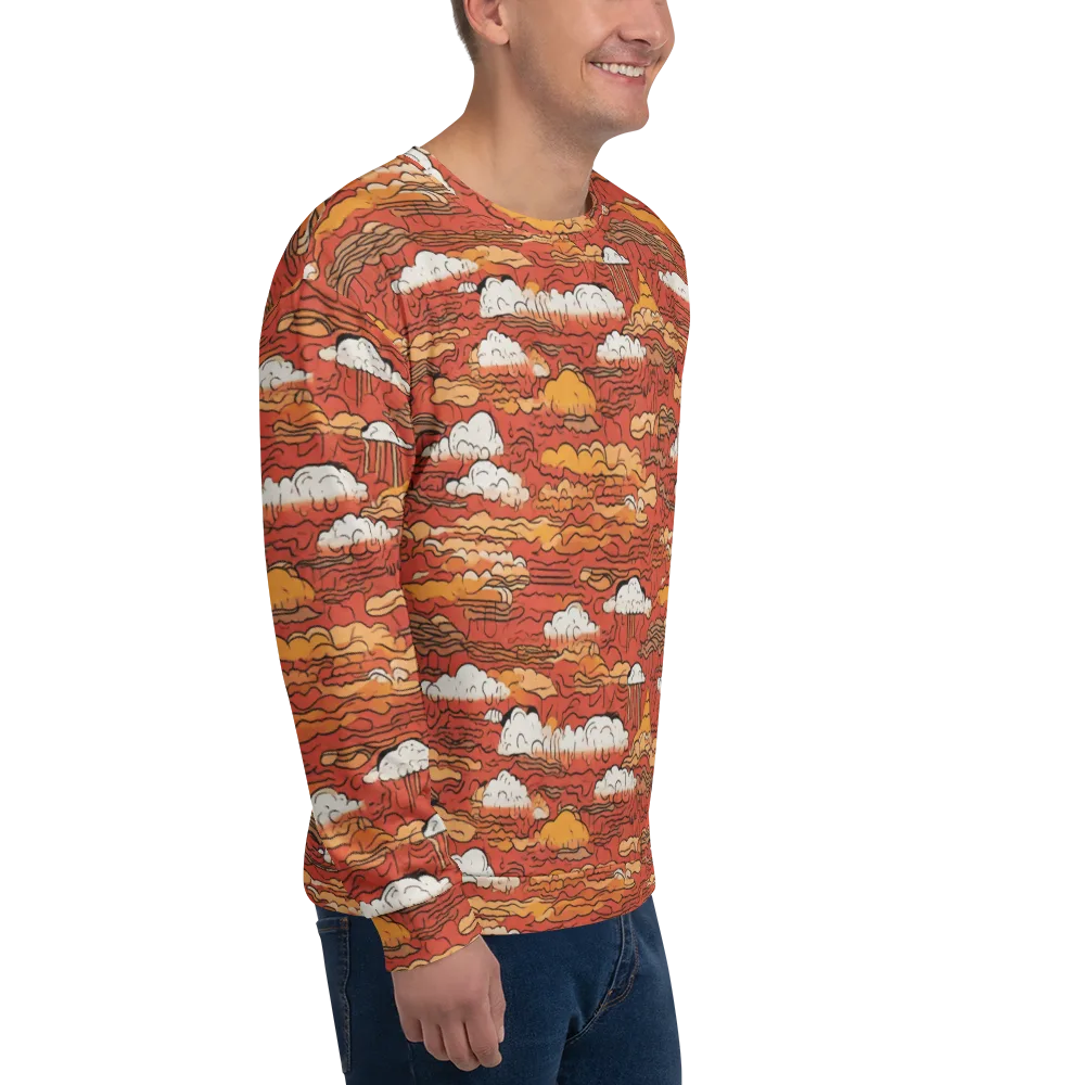 Ember Cloudscape on Sweatshirt — Right Front