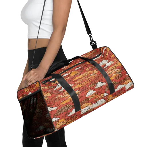 Ember Cloudscape on a Duffle Bag