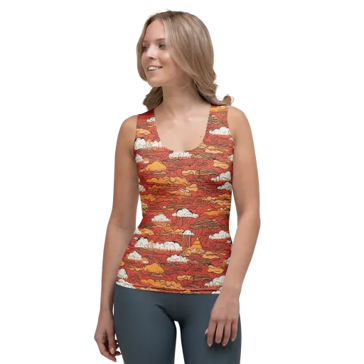 Ember Cloudscape on a Women's Tank Top