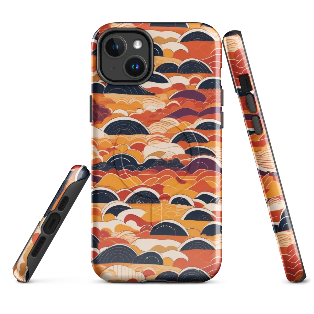 Sunset Wave Sonata on MagSafe Tough Case for iPhone® — Front
