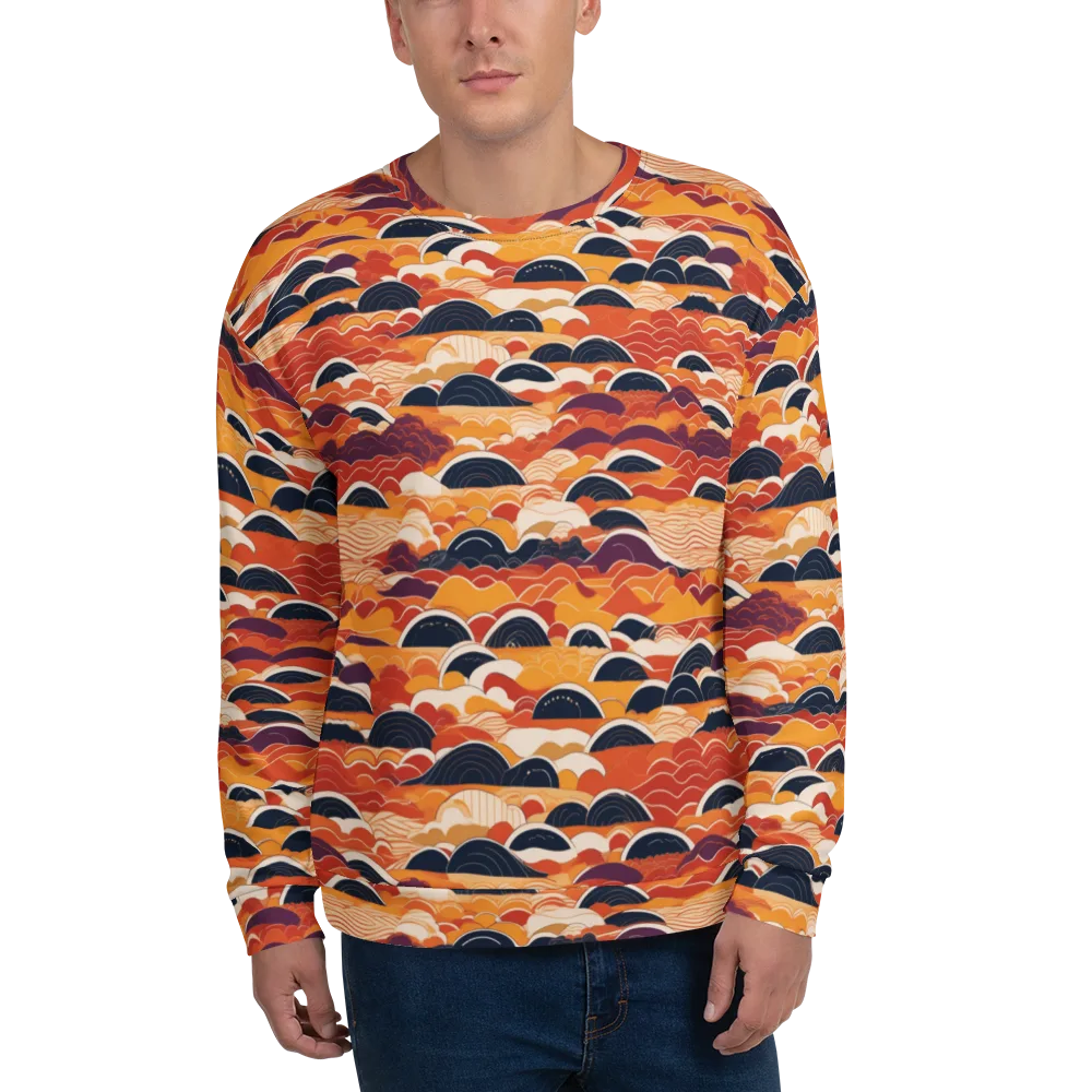 Sunset Wave Sonata on Sweatshirt — Front