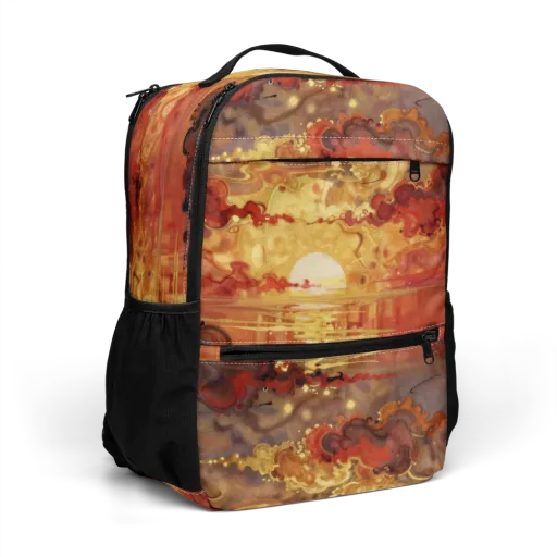 Gilded Afterglow on a Utility Backpack