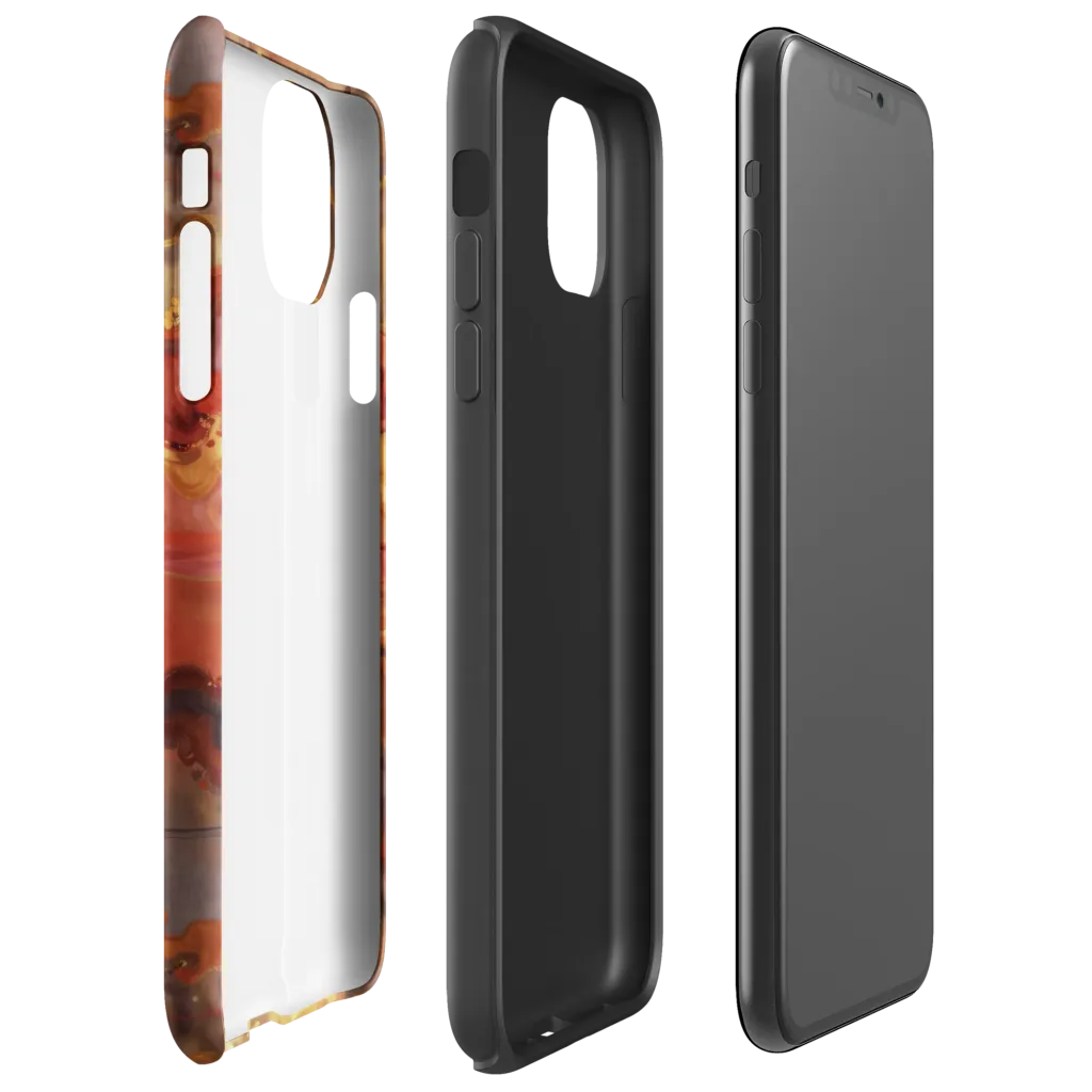 Gilded Afterglow on Tough Case for iPhone® — Right