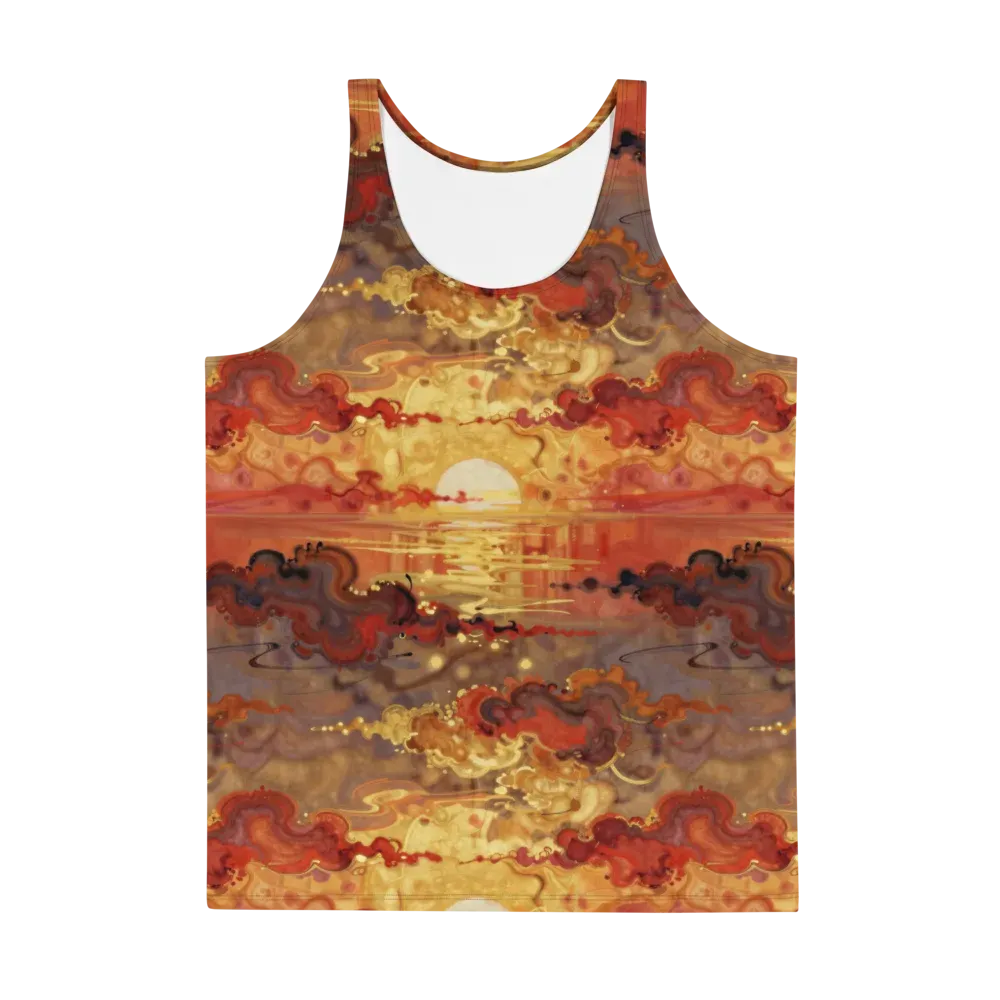 Gilded Afterglow on Men's Tank Top — Front