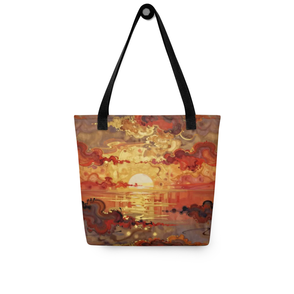 Gilded Afterglow on Tote Bag — Front