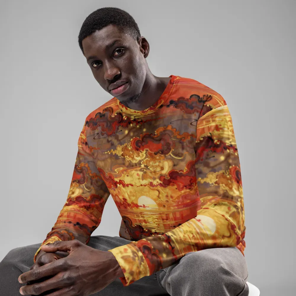 Gilded Afterglow on Sweatshirt — Front