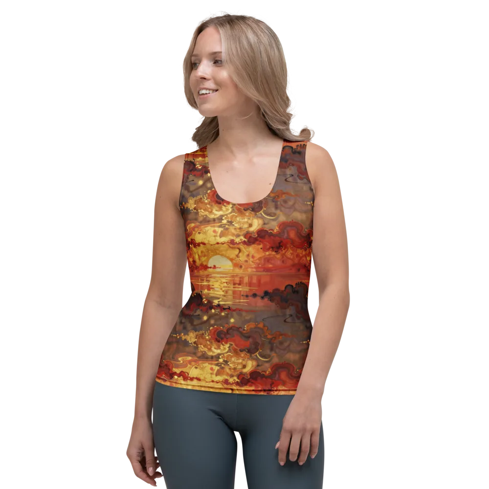 Gilded Afterglow on Women's Tank Top — Front