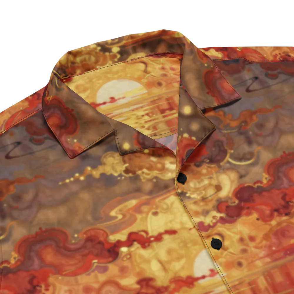 Gilded Afterglow on Button Shirt — Product details