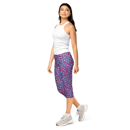 Voltage Bloom on a Capri Leggings