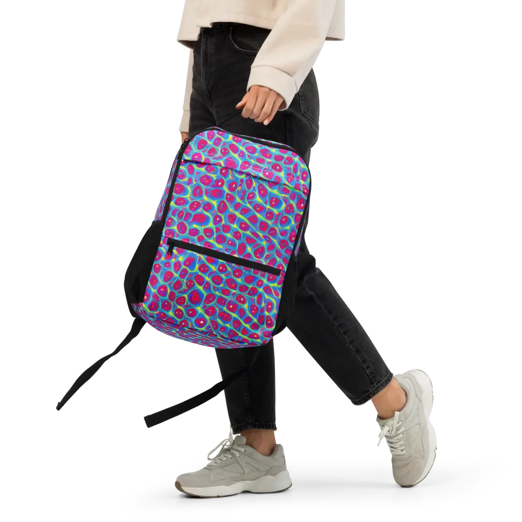 Voltage Bloom on Utility Backpack — Front