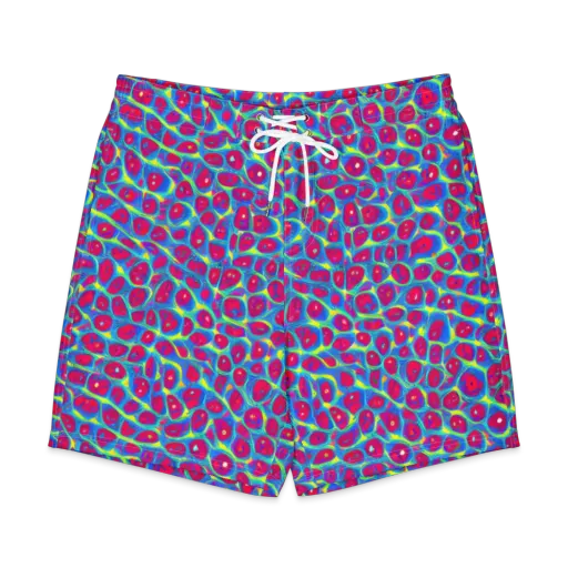 Voltage Bloom on a Men's Board Shorts