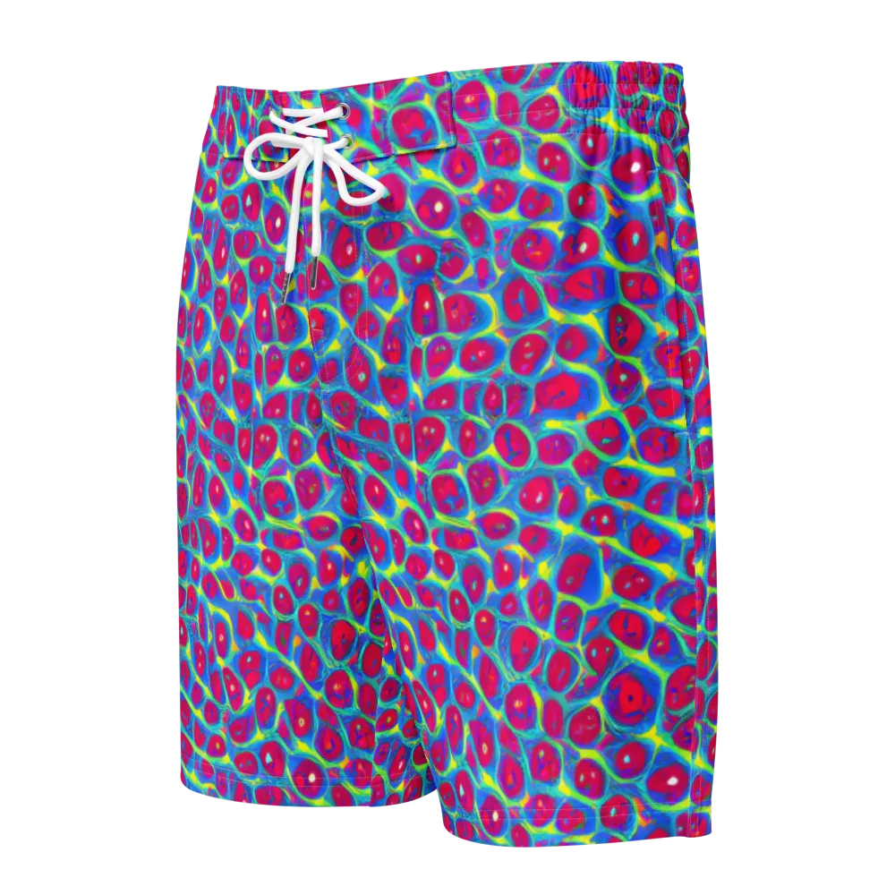 Voltage Bloom on Men's Board Shorts — Front