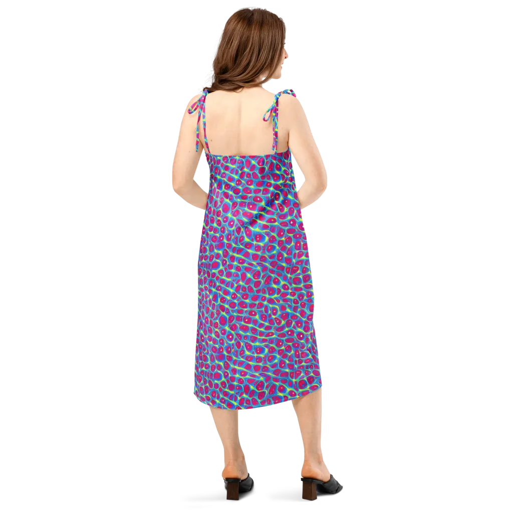 Voltage Bloom on Slip Dress — Back