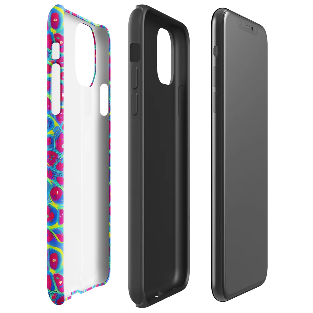 Voltage Bloom on Tough Case for iPhone® — Right