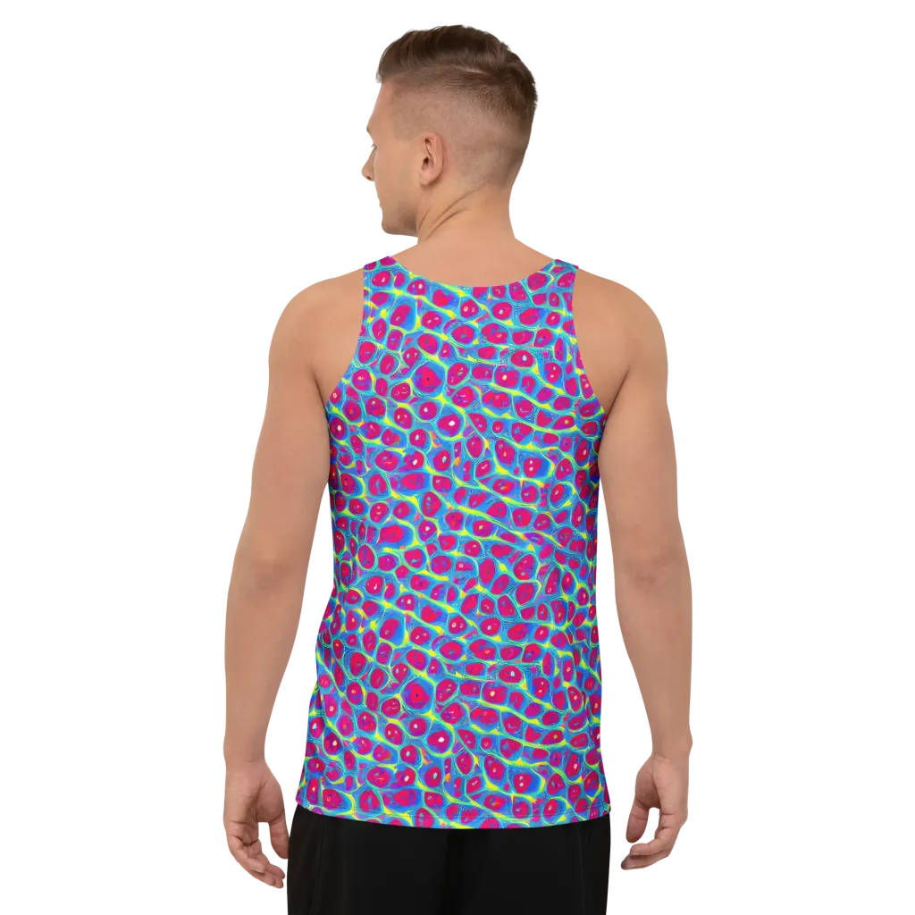 Voltage Bloom on Men's Tank Top — Back