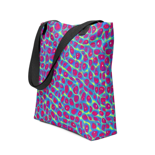 Voltage Bloom on a Tote Bag