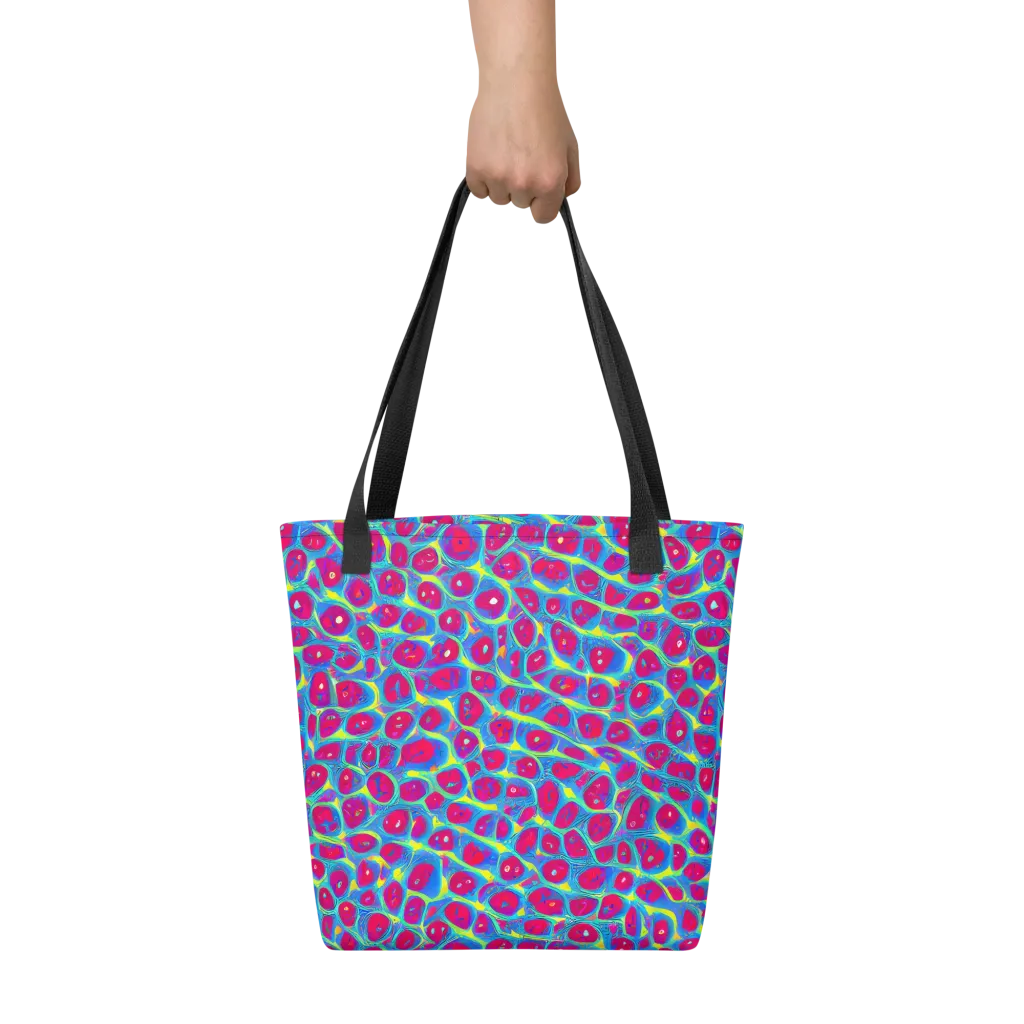 Voltage Bloom on Tote Bag — Front