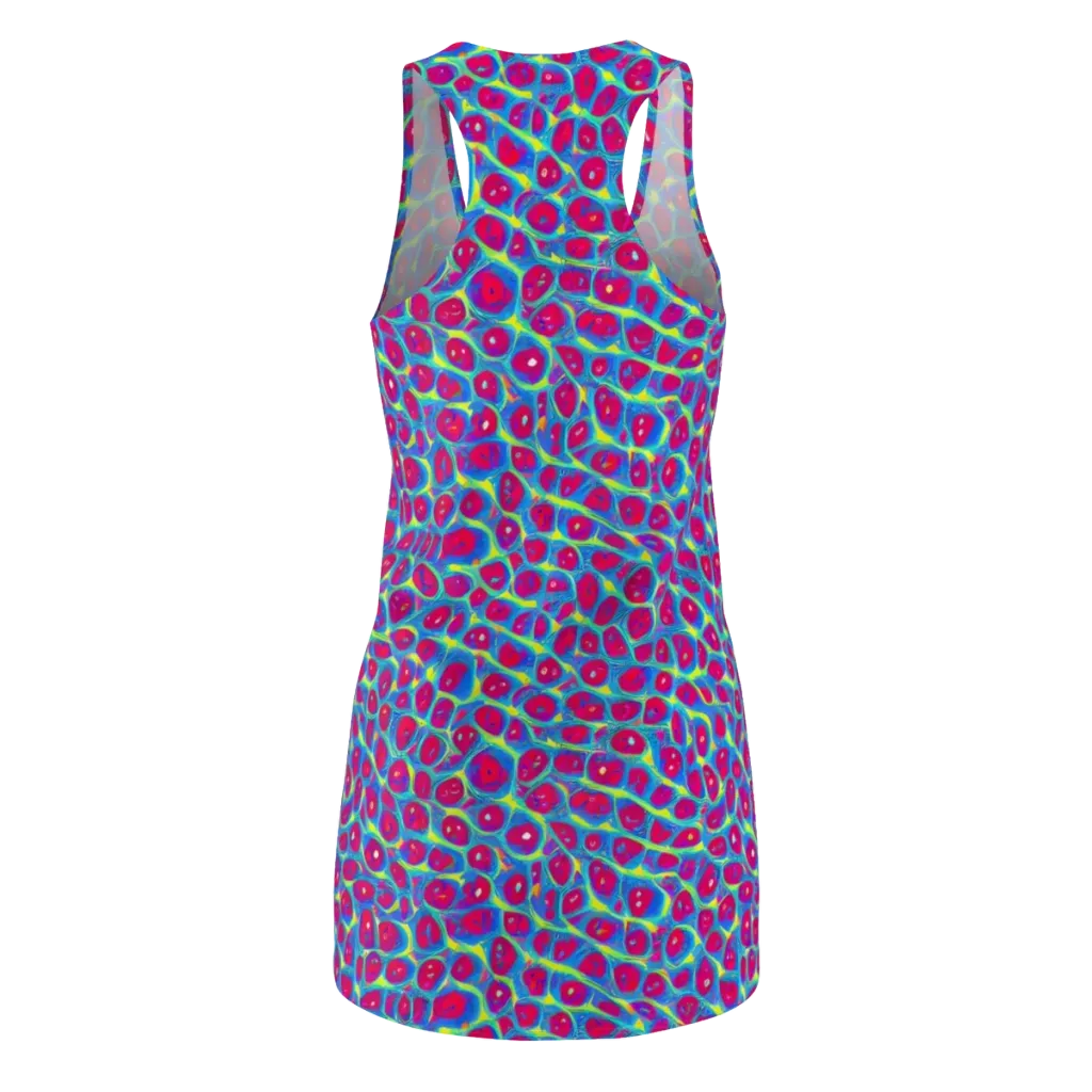Voltage Bloom on Racerback Dress — Back