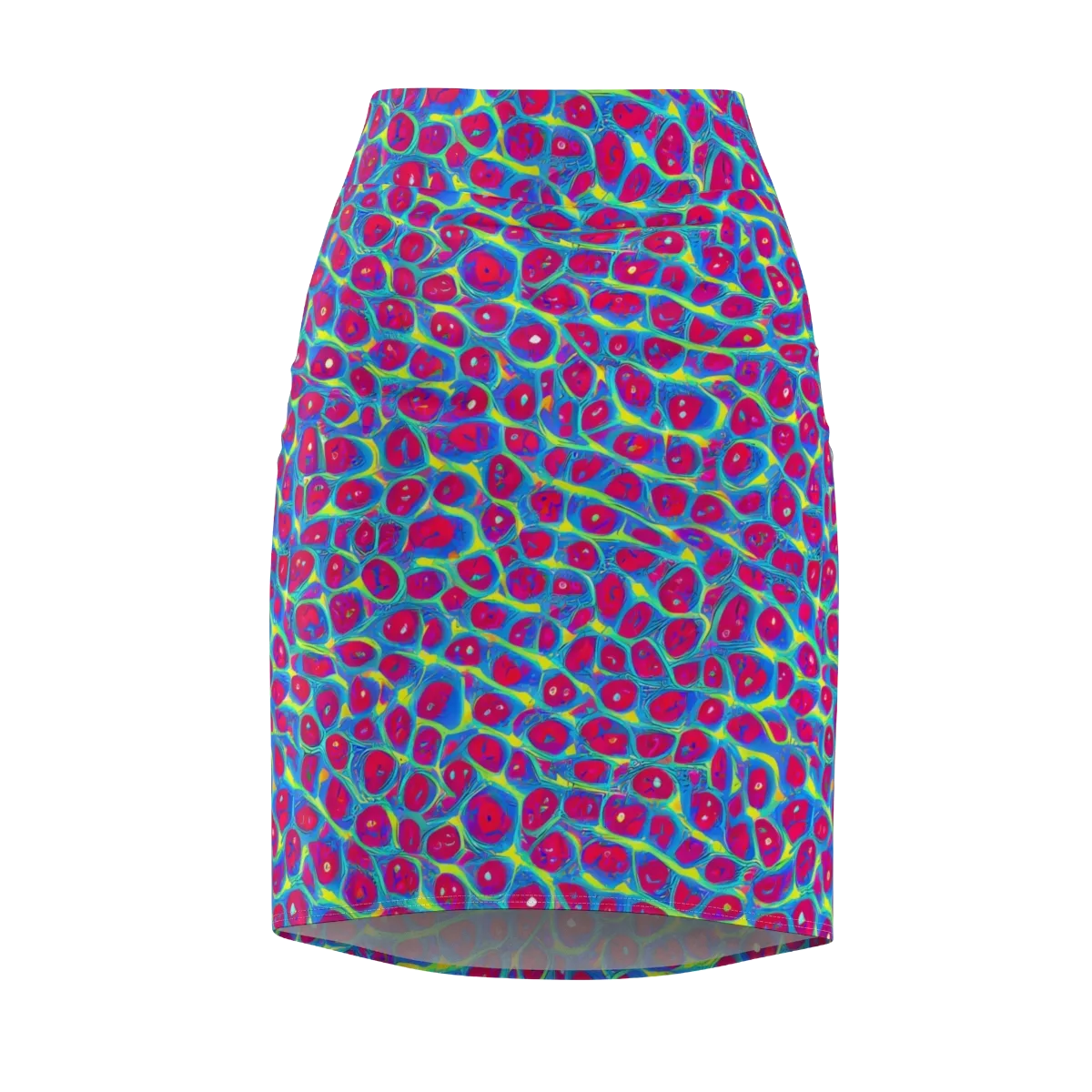 Voltage Bloom on Pencil Skirt — Front