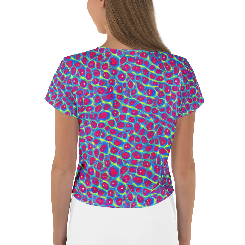 Voltage Bloom on Crop Tee — Back