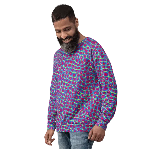 Voltage Bloom on a Sweatshirt