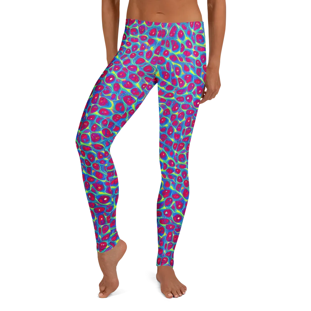 Voltage Bloom on Leggings — Front