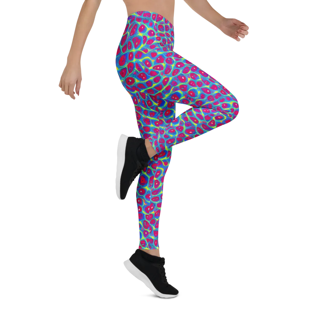 Voltage Bloom on Leggings — Right