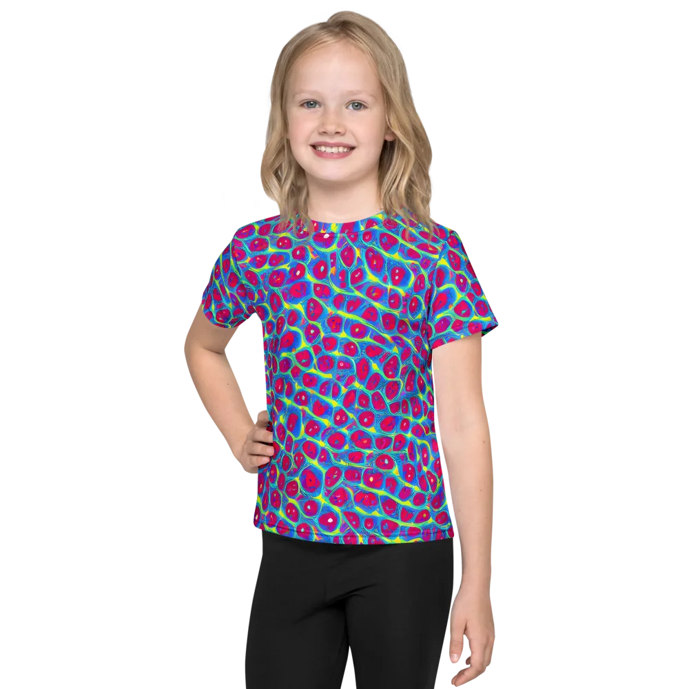 Voltage Bloom on Kids Crew Neck T-Shirt — Front
